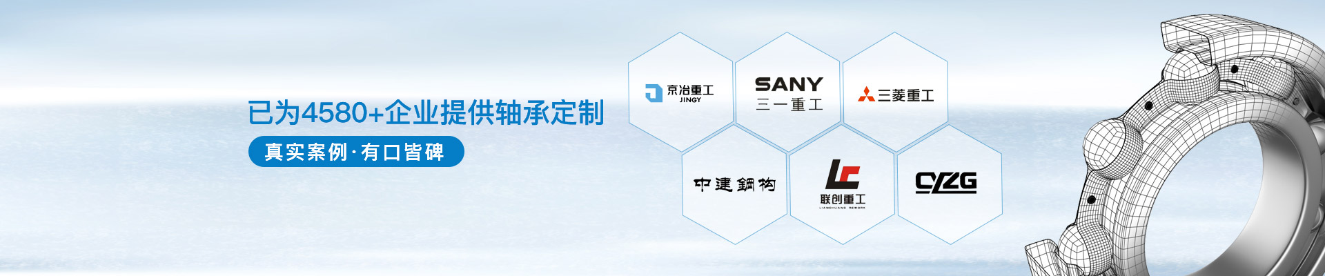 三立軸承：已為4580+企業(yè)提供軸承定制，真實(shí)案例，有口皆碑